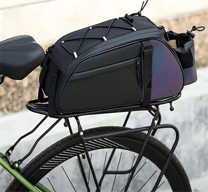 Bike Trunk Bag With Cooler Compartment