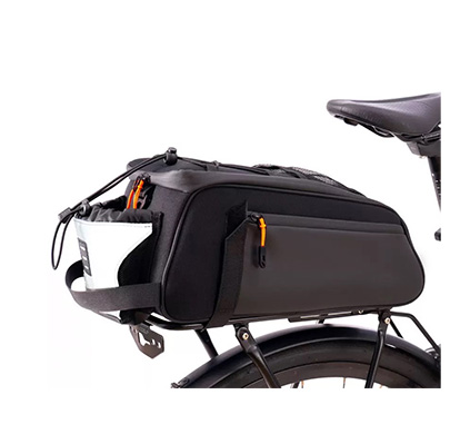 Bike Rear Bag with Waterproof Rain Cover
