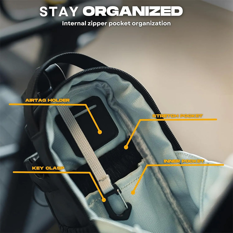 OEM Well organized gym water bottle bag for fitness factory