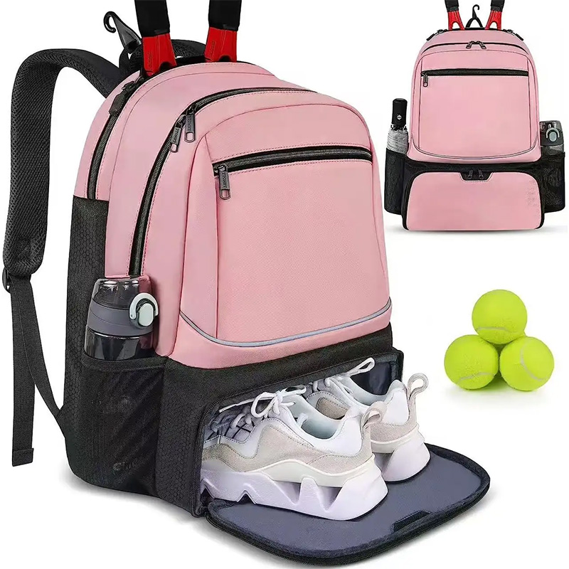 OEM 35L Pink tennis backpack for racket sports factory