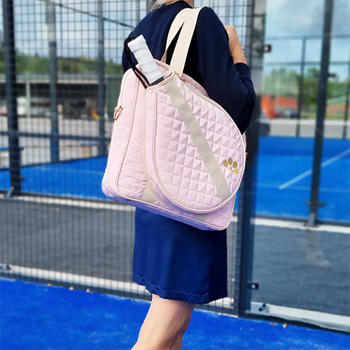 Pink leisure padel bag for women