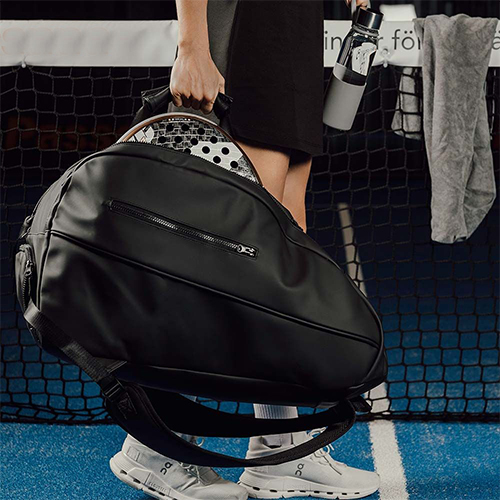 Water-resistant nylon padel bag
