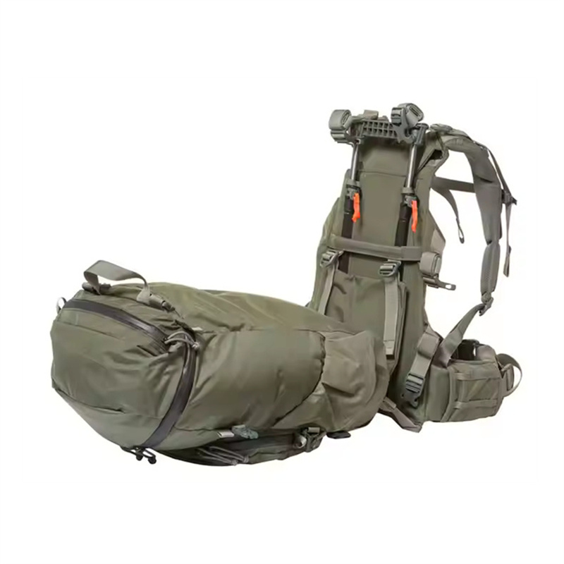 Large Capacity External Frame Hiking Backpack Customization