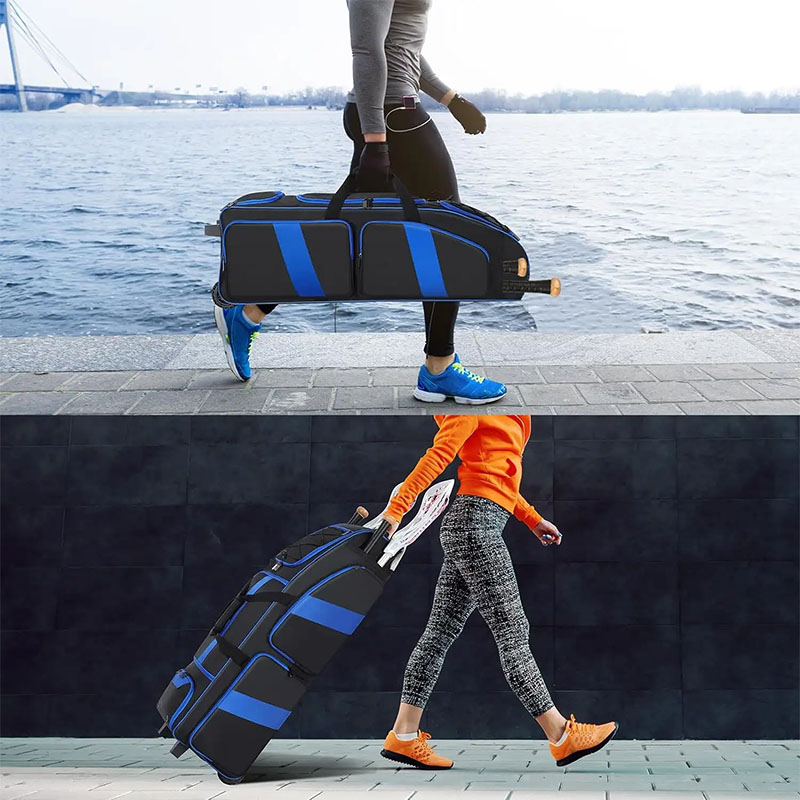 OEM Convertible Roller Baseball Bat bag Supplier