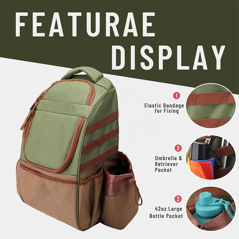 China Custom Frisbee Disc Golf Backpack Vendor 