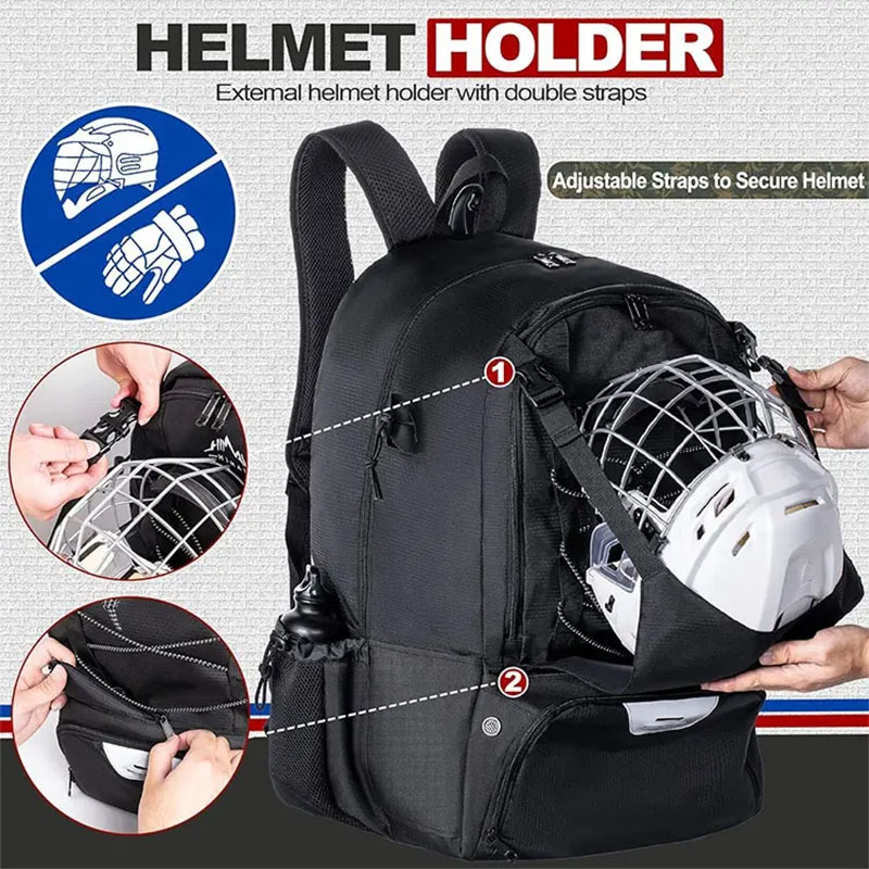B2B Helmet Holder Lacrosse Backpack Vendor