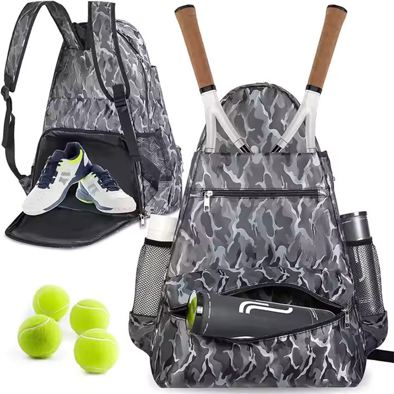 Tennis Backpack with Waterproof Design and Shoe Holder