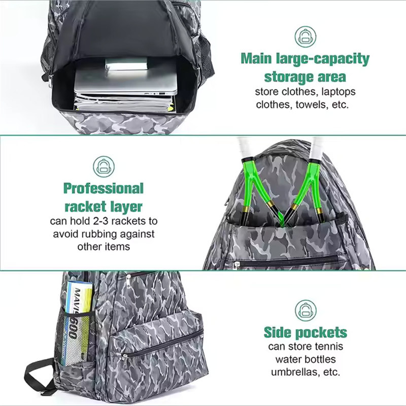 Tennis Backpack with Shoe Storage Area