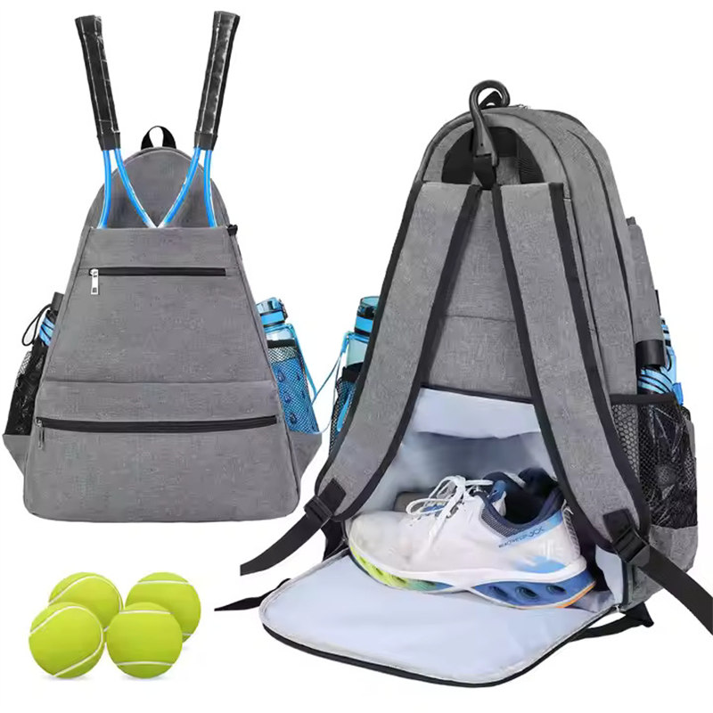 Versatile adjustable tennis backpack design