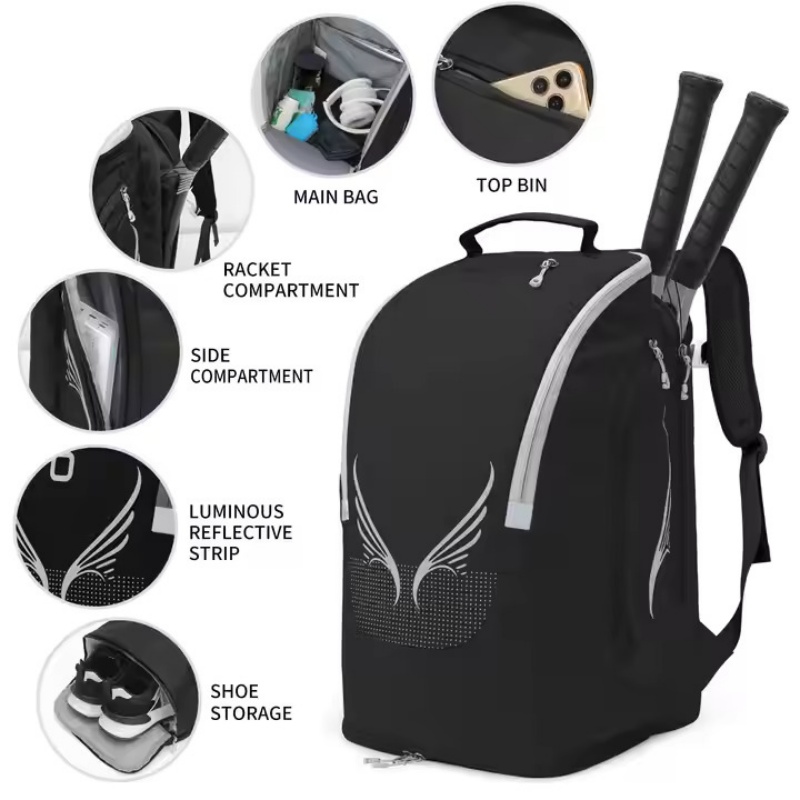 Thickened tennis bag for shoes