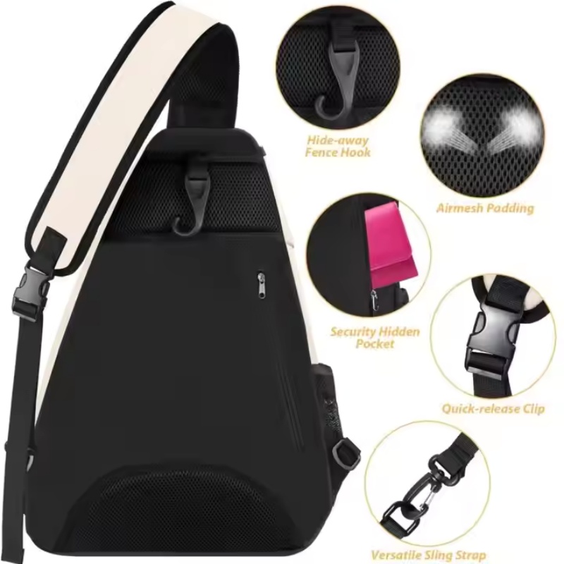 OEM Sling Backpack Crossbody Padel Carry Bag