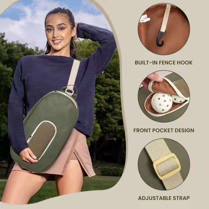 Pickleball paddle carrying case