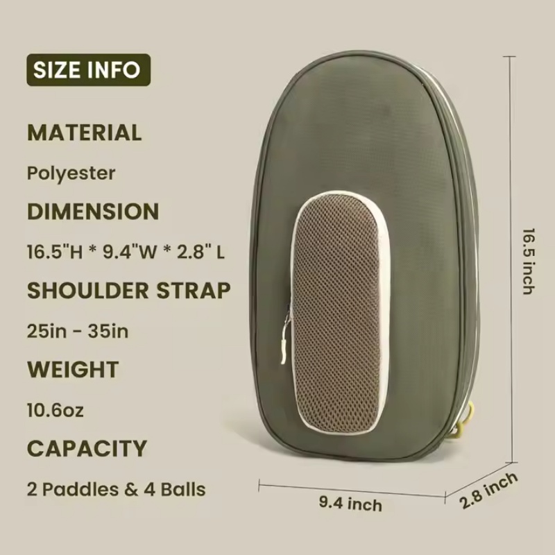 pickle ball bag Custom Design