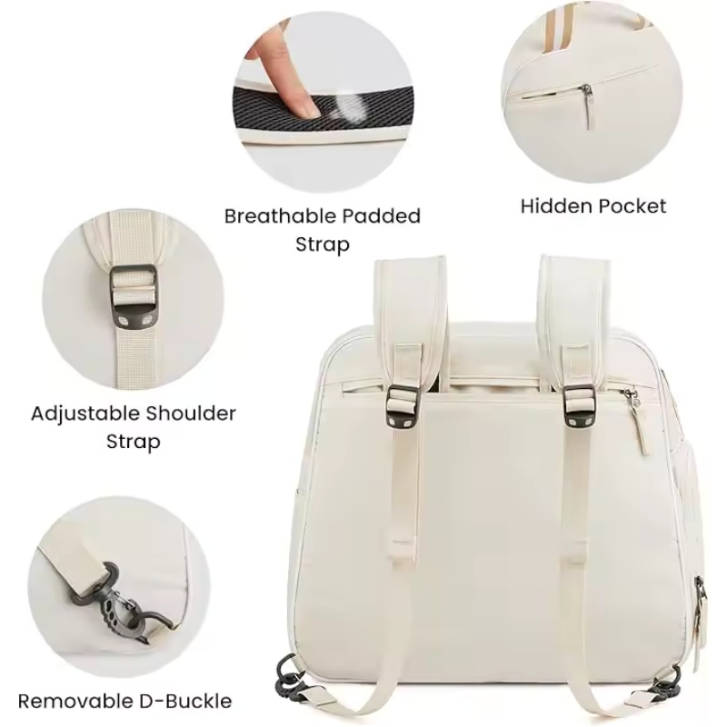 pickleball bag with shoe compartment