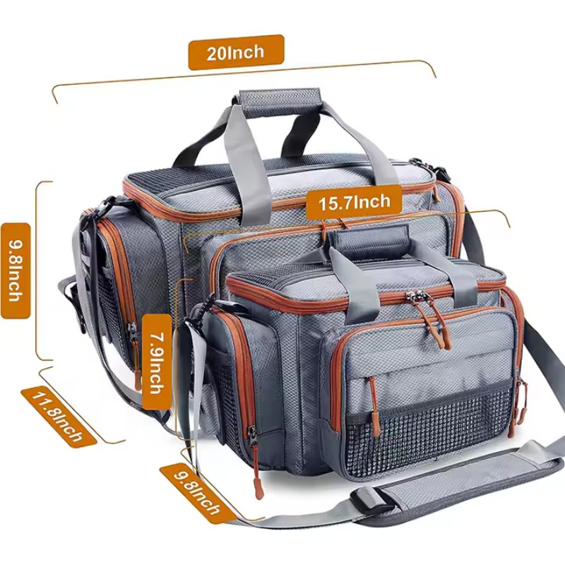 Portable reel and line storage bag