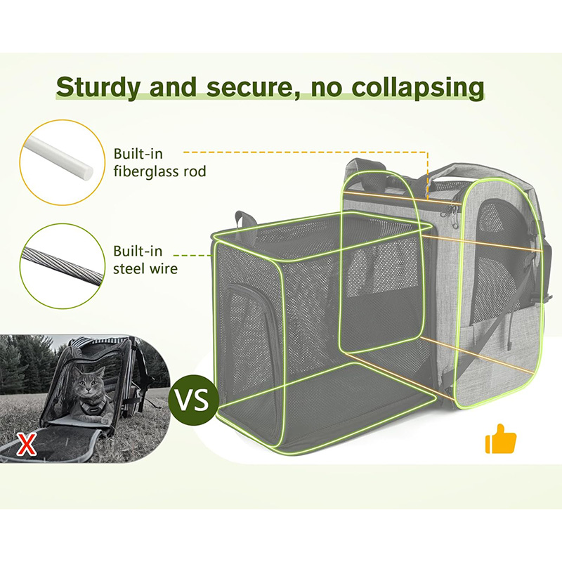 Sturdy Pet Travel Backpack Supplier