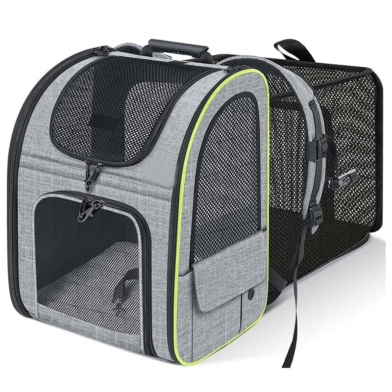 Soft Sided Expandable Pet Carrier Backpack Vendor