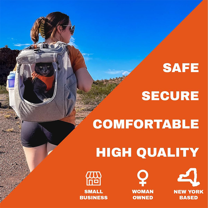 B2B Safety Pet Cat Travel Backpack