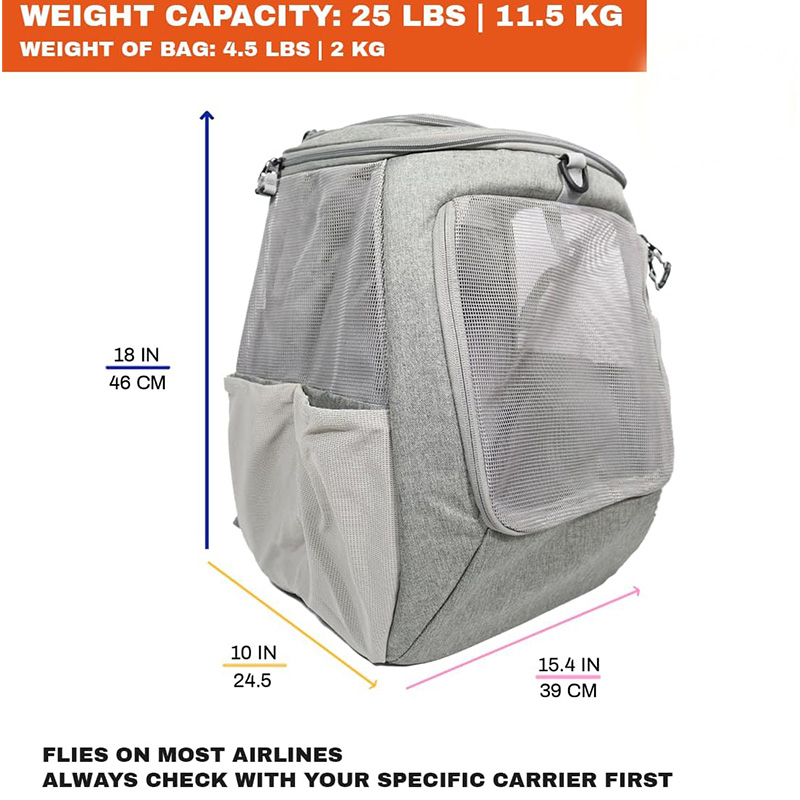 Adventure Cat Backpack fits Pet Up To 25LBS Vendor