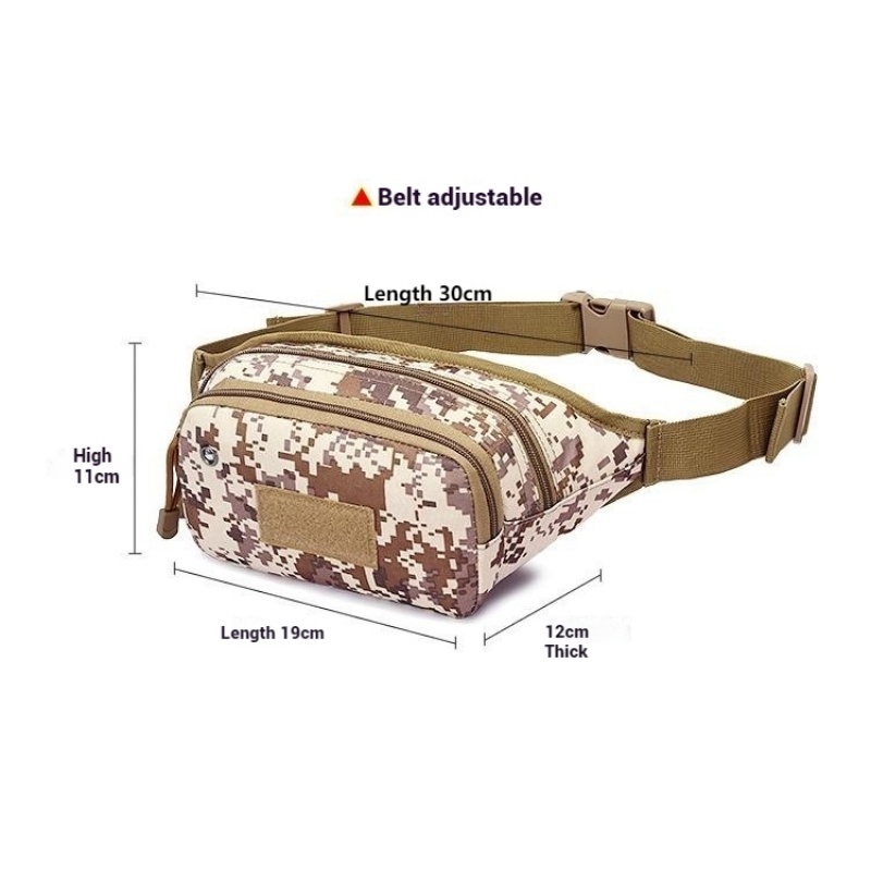  Waist Belt with Zipper Closure Water-Proof