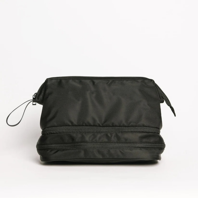 Collapsible Nylon Toiletry Bag with Handles