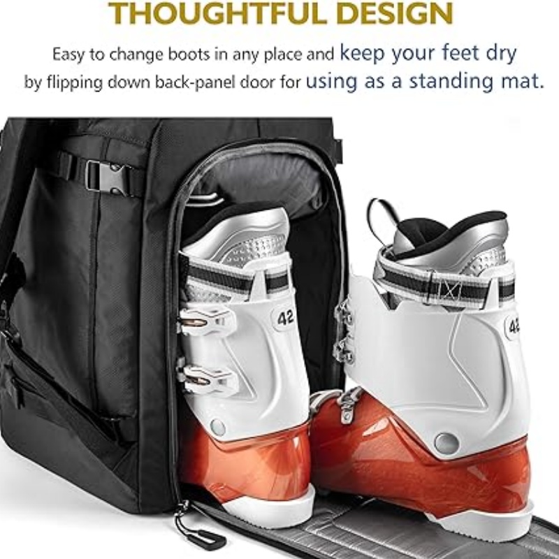 Waterproof ski boot travel case