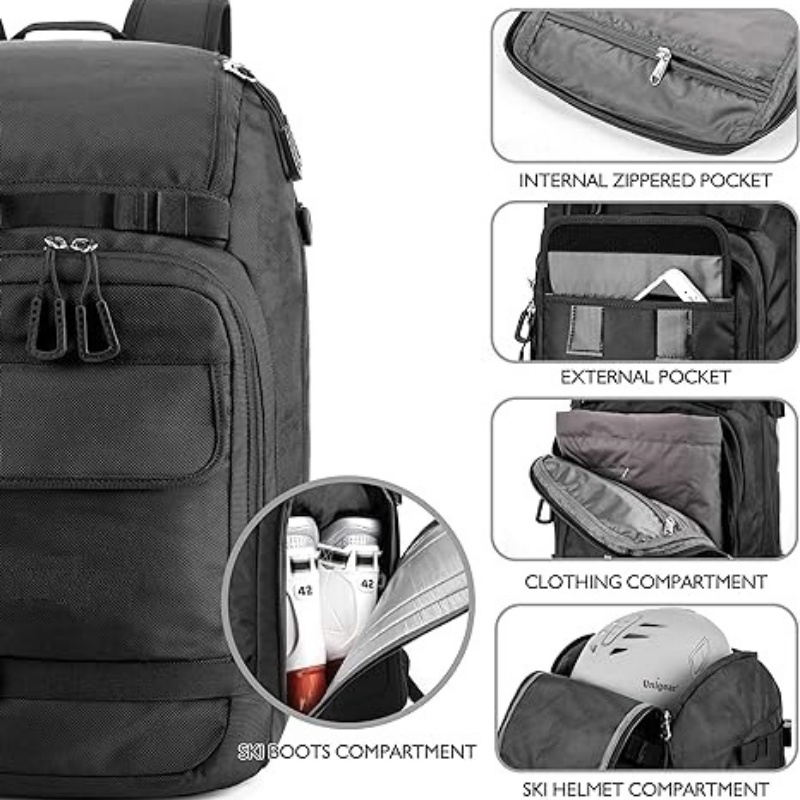 Ski boot bag for snowboard gear