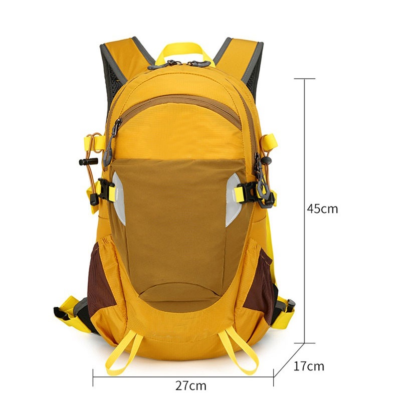 Unisex hiking backpack with multiple compartments