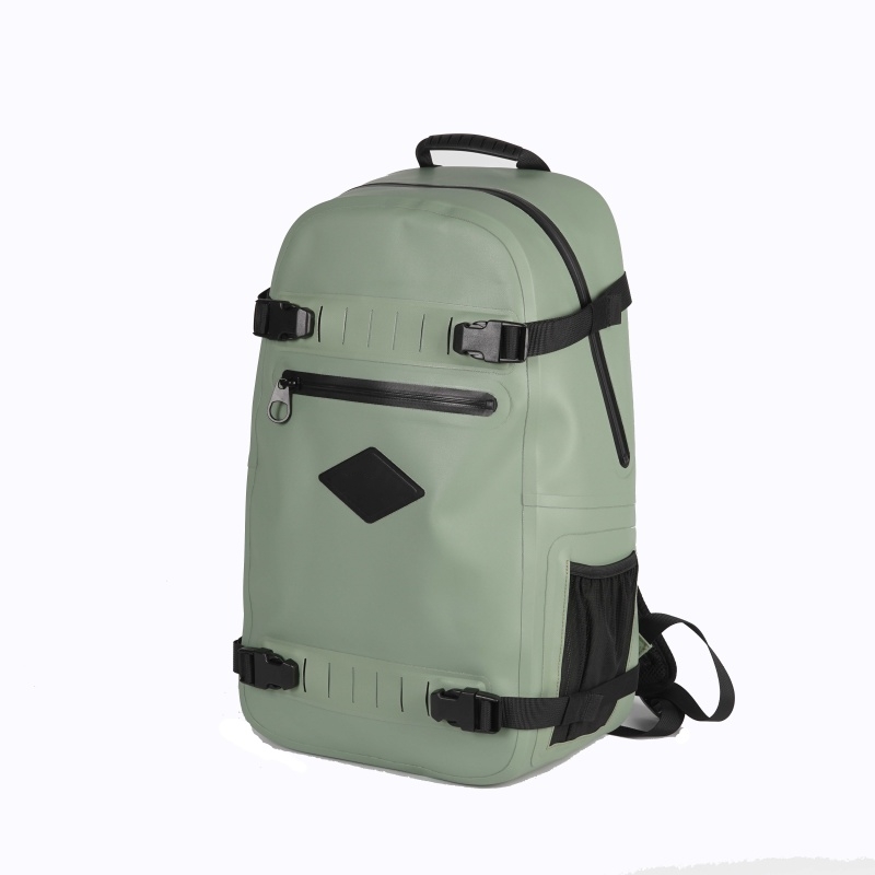 Durable waterproof camping backpack with TPU lining