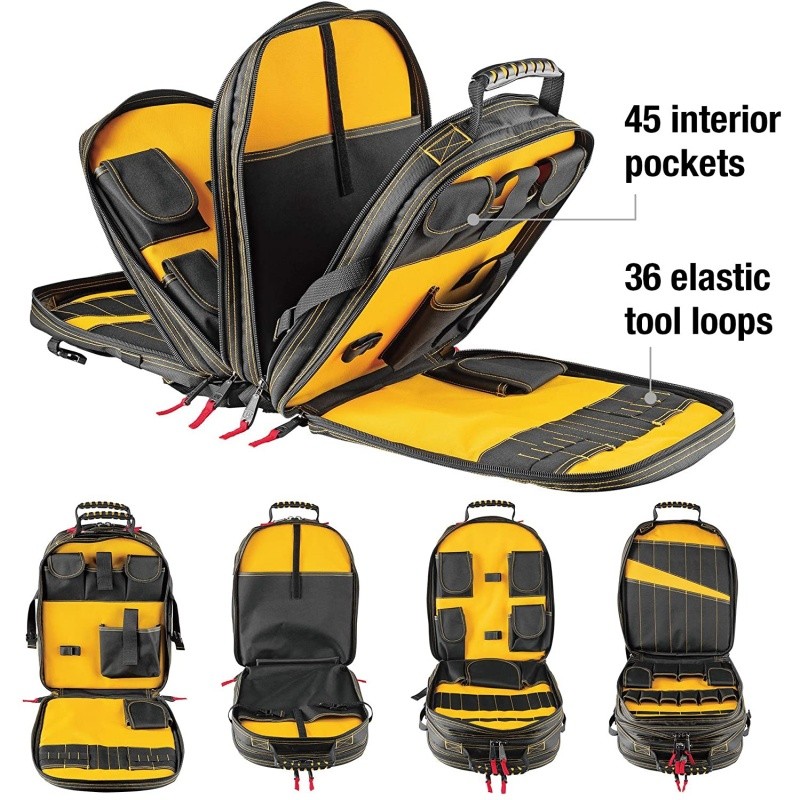 Custom Heavy-duty rolling tool bag for electricians