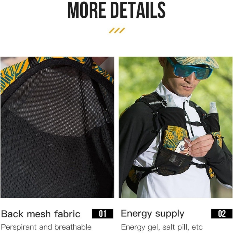 Trail Running Nylon Hydration Vest